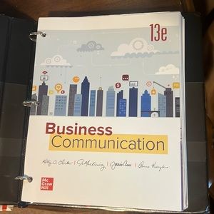 Business Communications 13th edition McGraw Hill Textbook